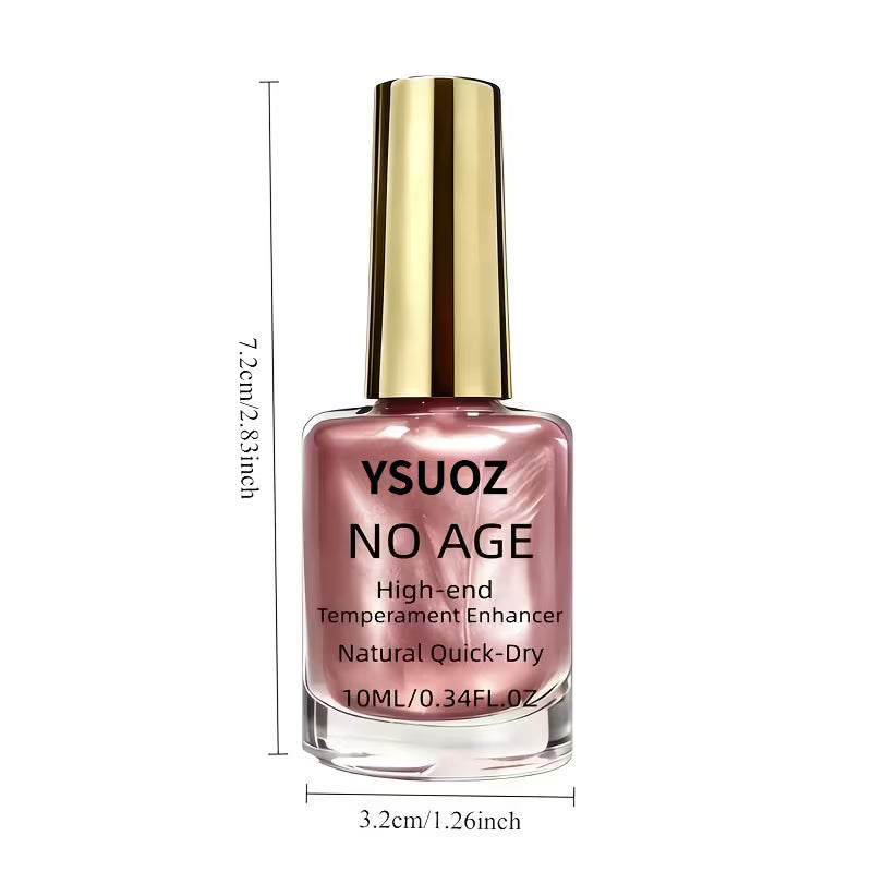 Rose Gold Chrome Nail Polish – Quick-Dry, Mirror Shine, Lasts
