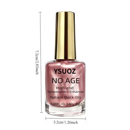 Rose Gold Chrome Nail Polish – Quick-Dry, Mirror Shine, Lasts
