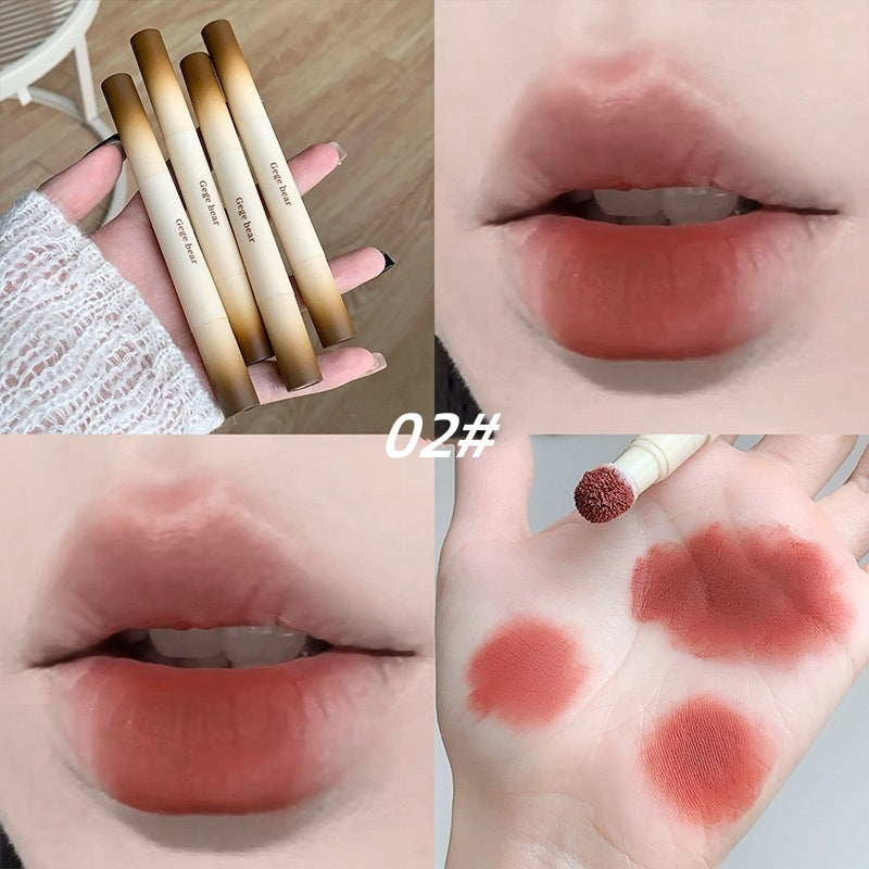 4-Piece Velvet Matte Lip Crayon Set – Waterproof, Kiss-Proof, and Smudge-Proof Lip Makeup Collection