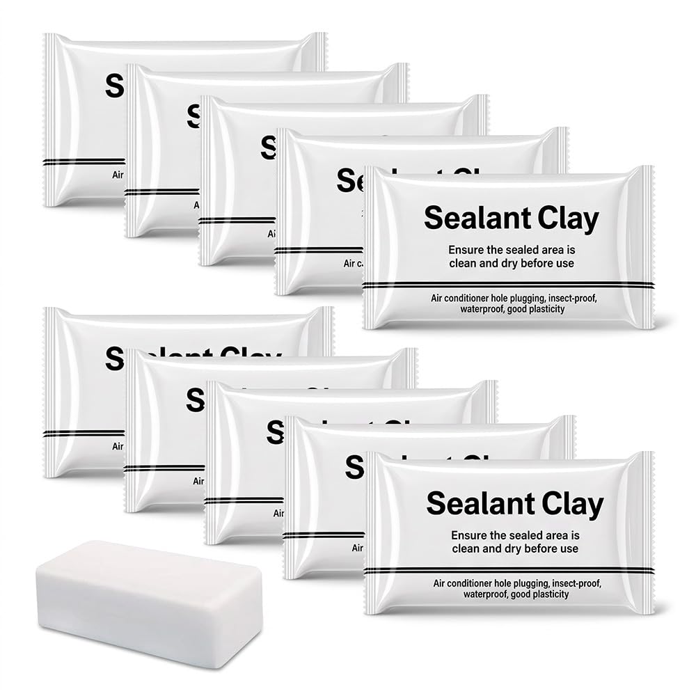 Faster Drying Moldable Sealant Clay - Quick Repair Putty for Drain Pipe Connection, Holes and Gaps