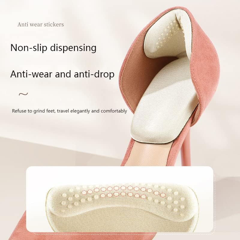 5 Pairs Women Insoles For Shoe Back High Heels Liner Grips Inserts Soft Insole