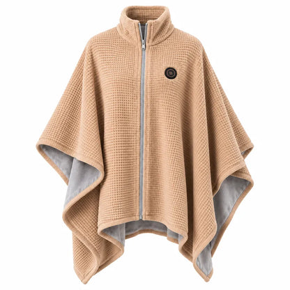 USB-Heated Wearable Shawl for Women