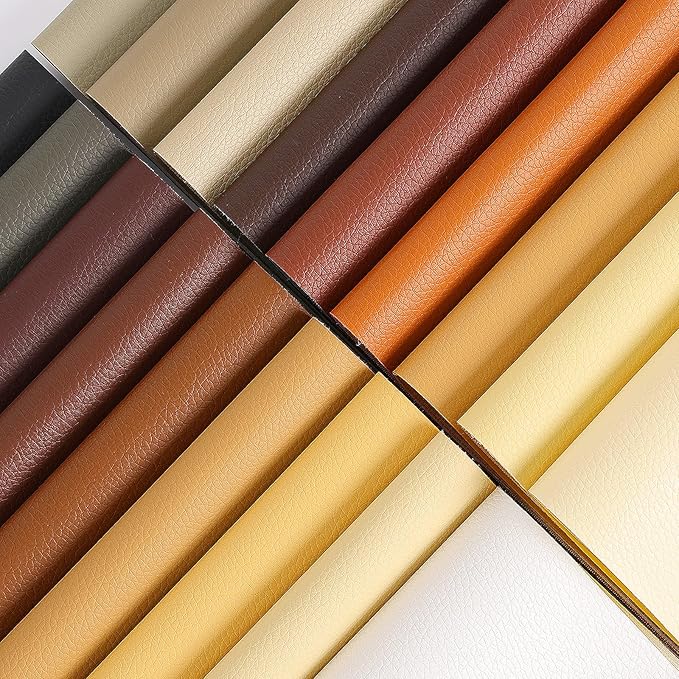 12"x40" Leather Sheets, Soft Leather Fabric Sheets