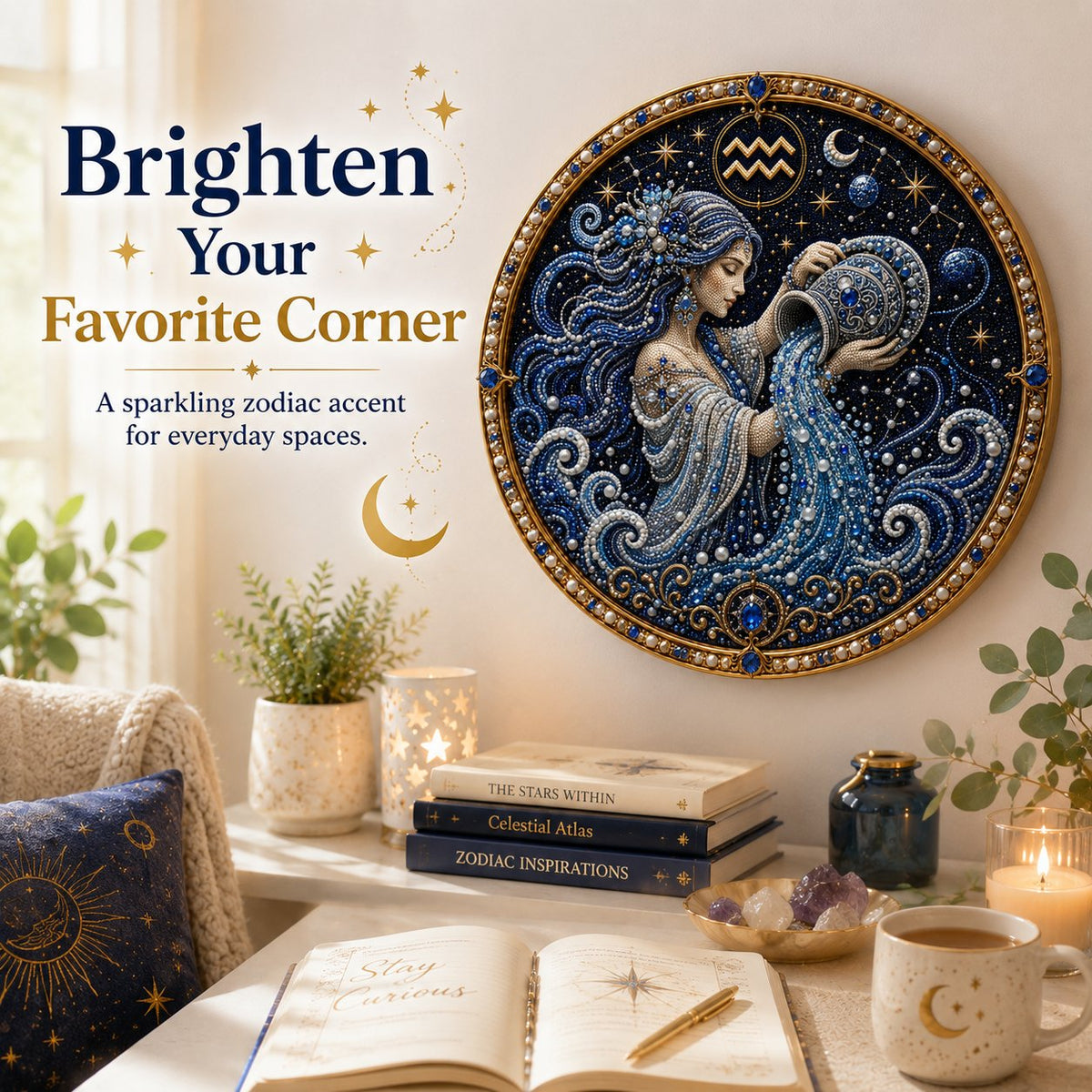Premium 3D Pearlescent Zodiac Art Set