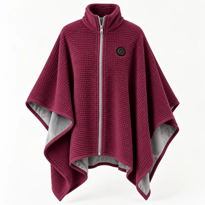 USB-Heated Wearable Shawl for Women