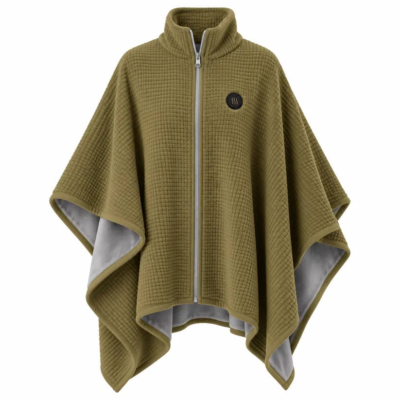 USB-Heated Wearable Shawl for Women
