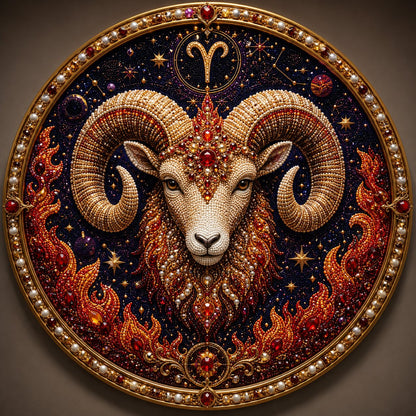 Premium 3D Pearlescent Zodiac Art Set