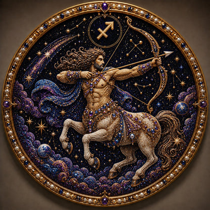 Premium 3D Pearlescent Zodiac Art Set
