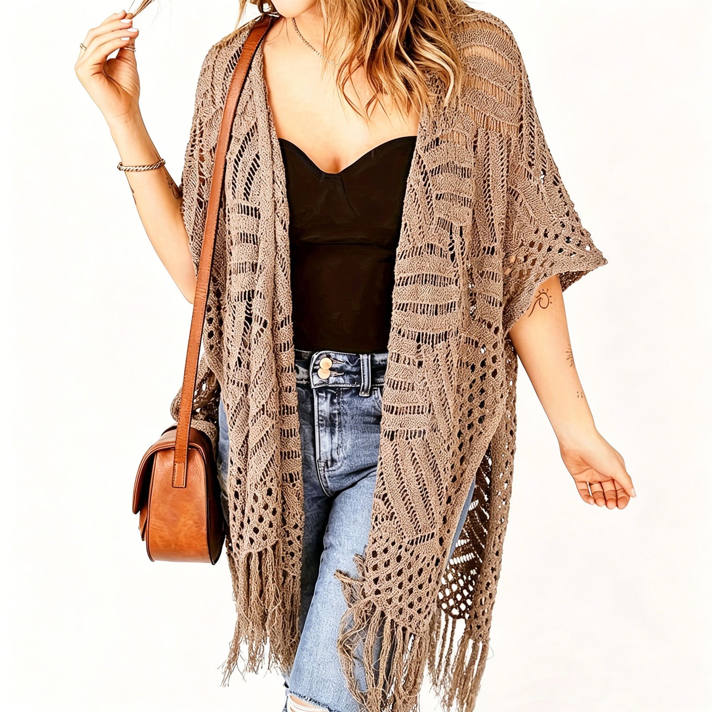 Women's Stylish Loose-Fit Knitted Cardigan