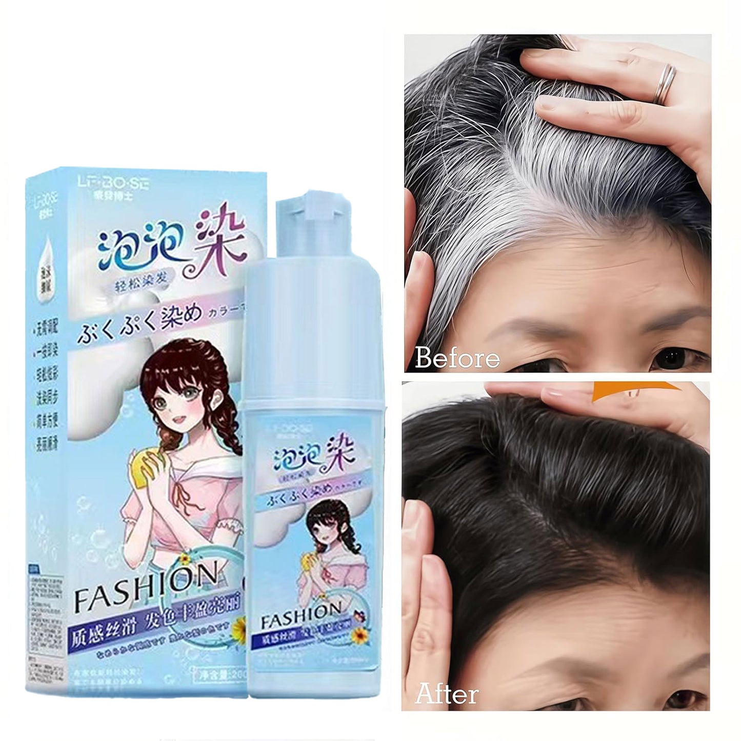 Bubble Hair Color, Hair Color Dyeing Kit