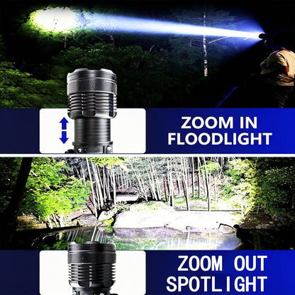 100,000LM Rechargeable Bright LED HeadLamp for  Camping Fishing Hiking