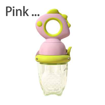 Baby Cute Silicone Food Feeder Pacifier with Handle