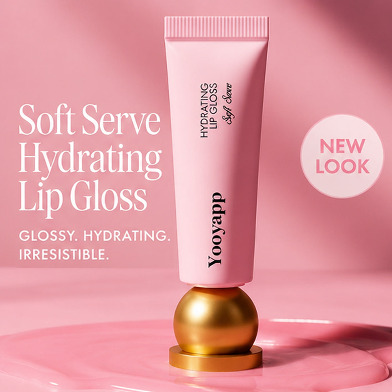 Soft Serve Hydrating Lip Gloss - High Shine & Tinted