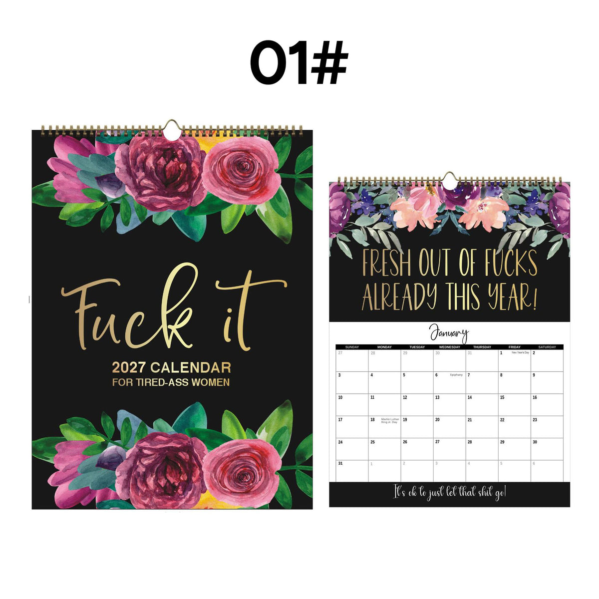 2027 Funny Mental Health Calendar for Tired