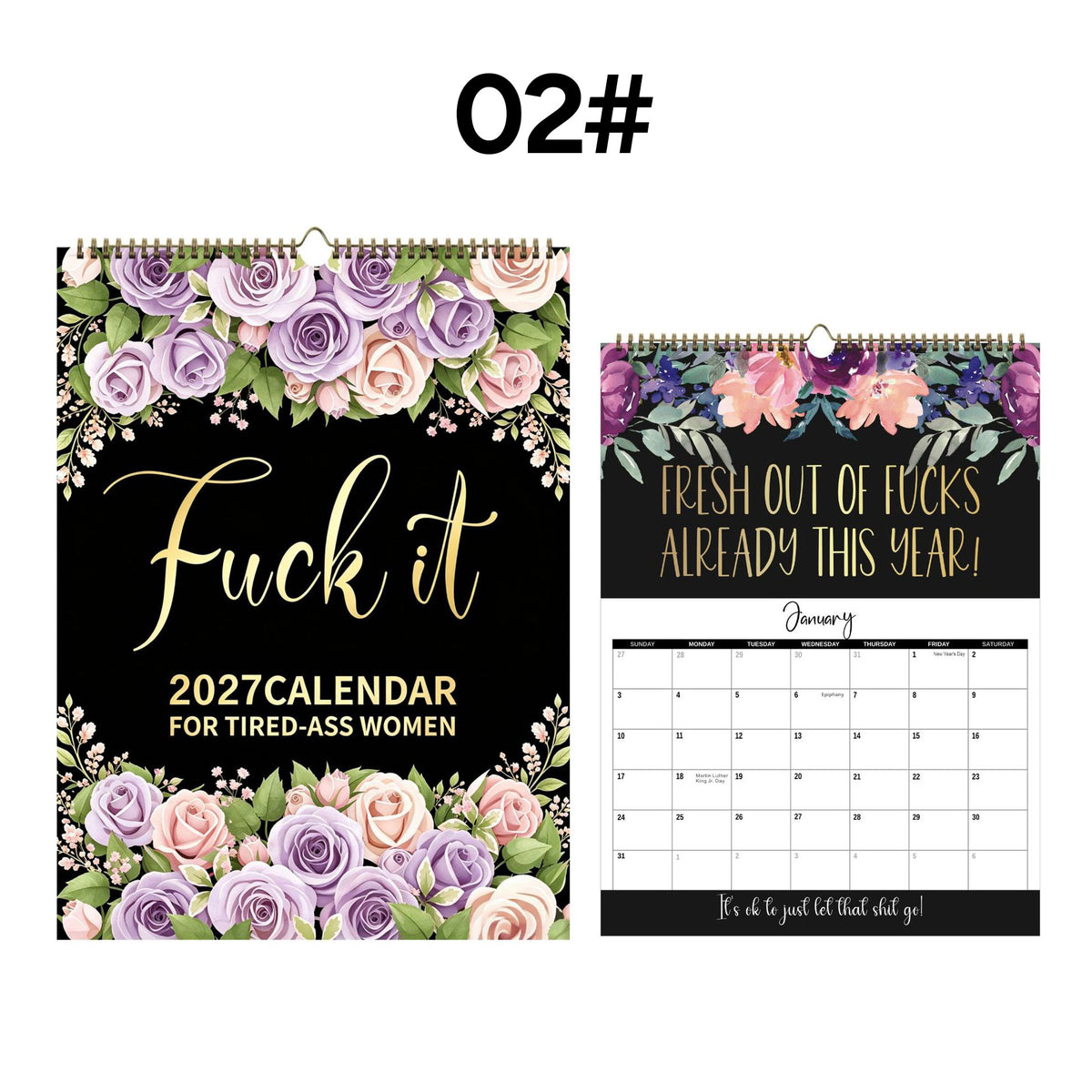 2027 Funny Mental Health Calendar for Tired