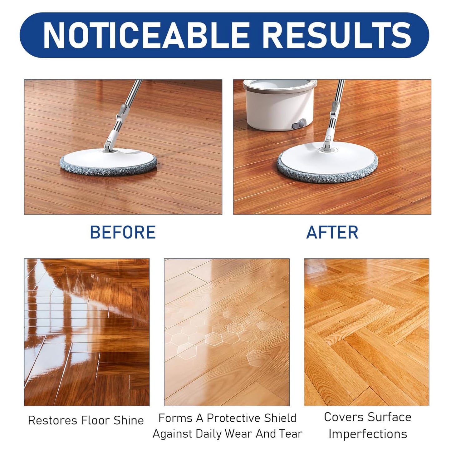 High Solid Content Floor Polishing Agent for Shine Renewal & Protective Layer