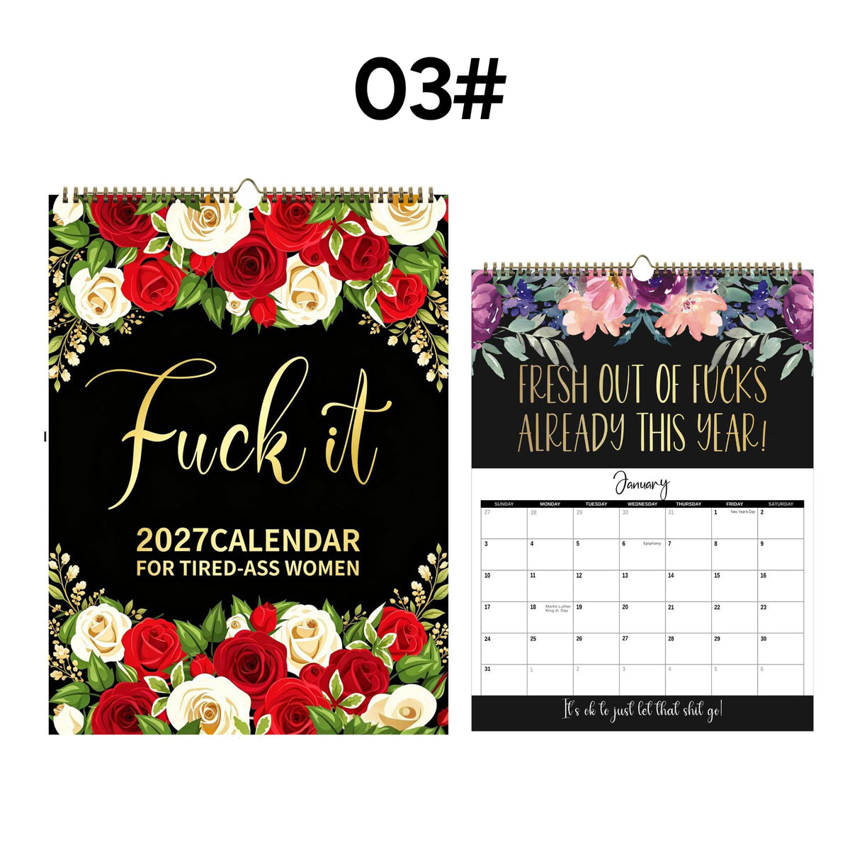 2027 Funny Mental Health Calendar for Tired