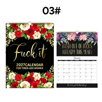 2027 Funny Mental Health Calendar for Tired