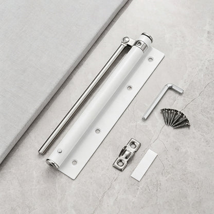 Adjustable stainless steel lightweight automatic door closer