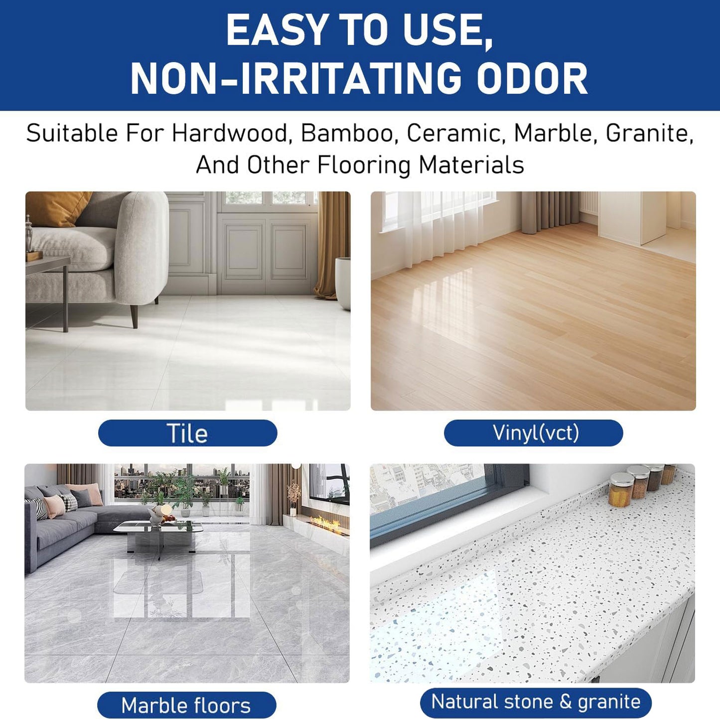 High Solid Content Floor Polishing Agent for Shine Renewal & Protective Layer