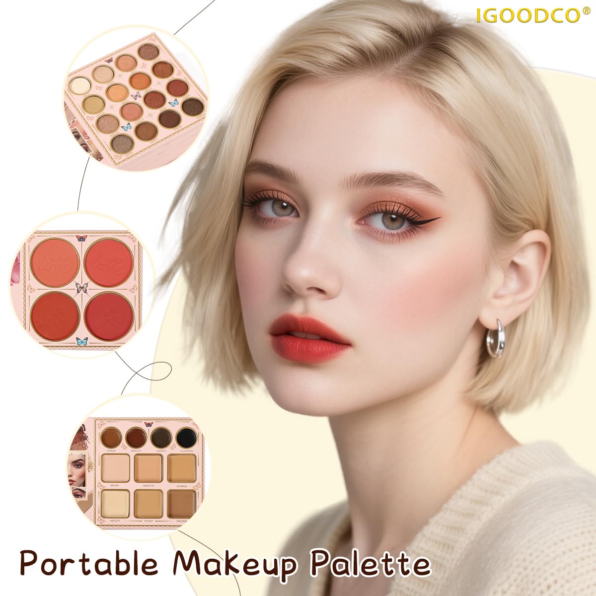 8-in-1 Book-Style Makeup Palette
