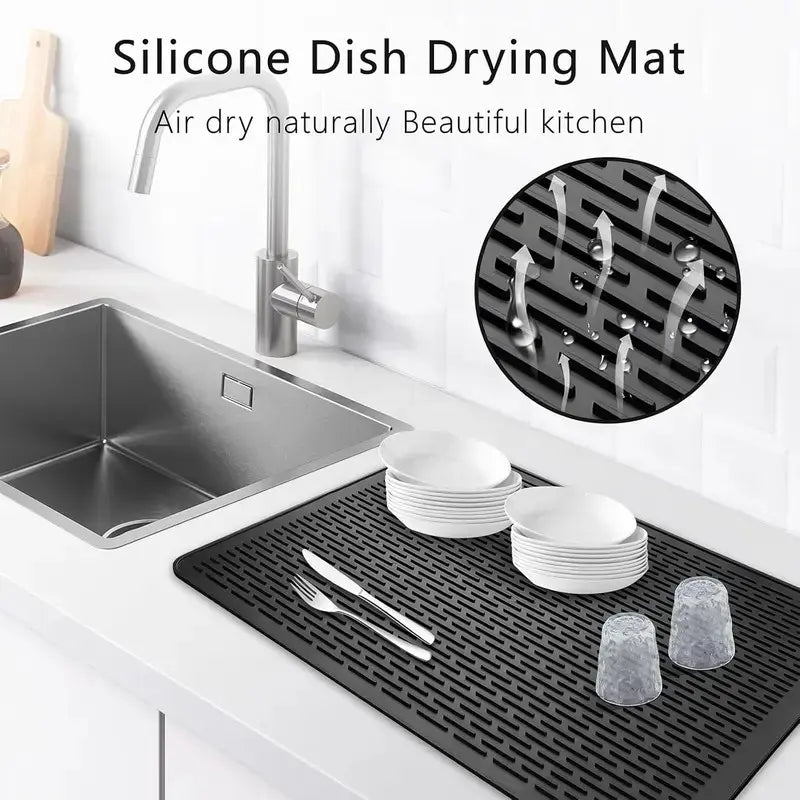 Heat-Resistant Silicone Stove Cover Mat & Utensils – Non-Slip Protector