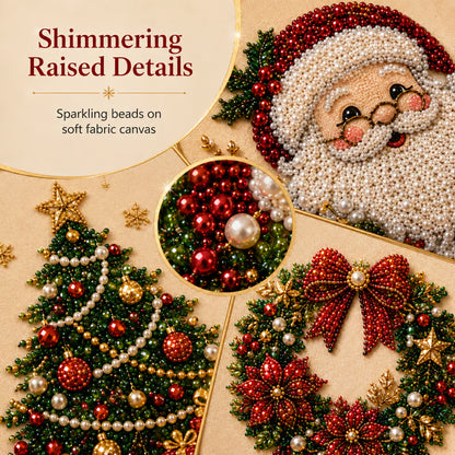 DIY Christmas Pearl Diamond Painting Art Kit With Frame