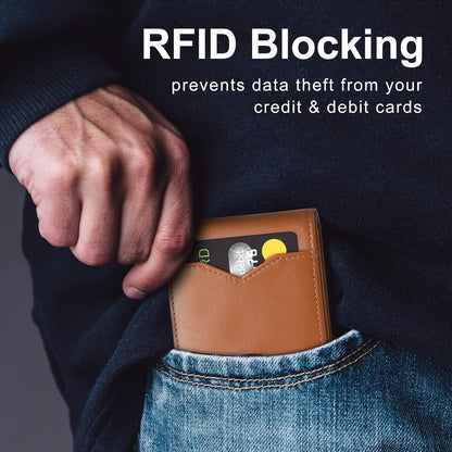 Slim Wallet for Men Rfid Blocking