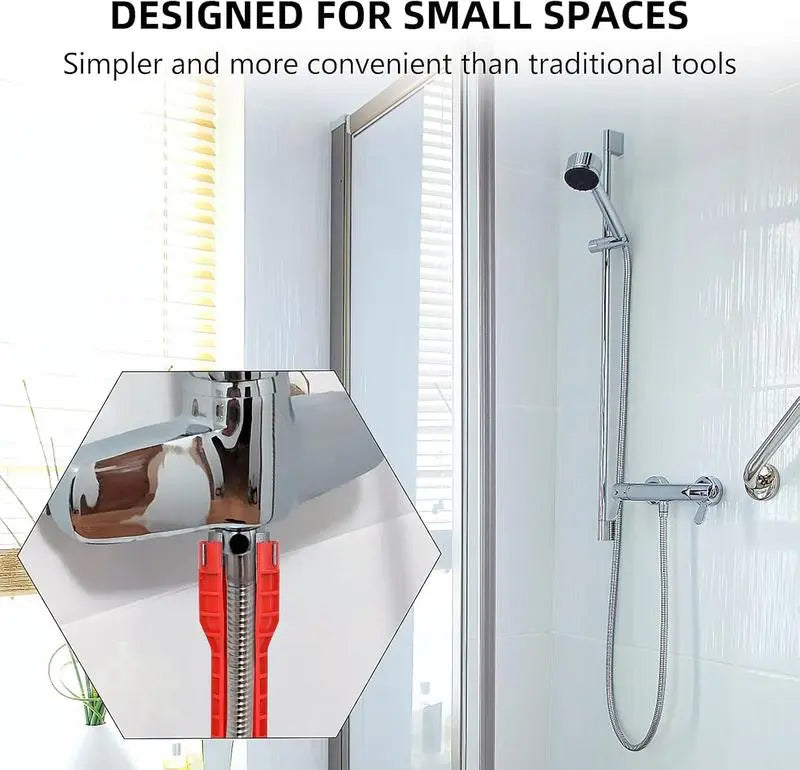 Fathers Day Gifts 14-in-1 Multi-functional Wrench for Toilet