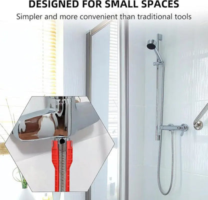 Fathers Day Gifts 14-in-1 Multi-functional Wrench for Toilet