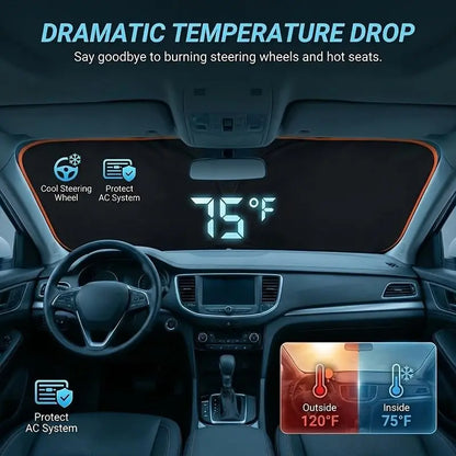 2026 New Portable Heat-Insulating Vehicle Sunshade