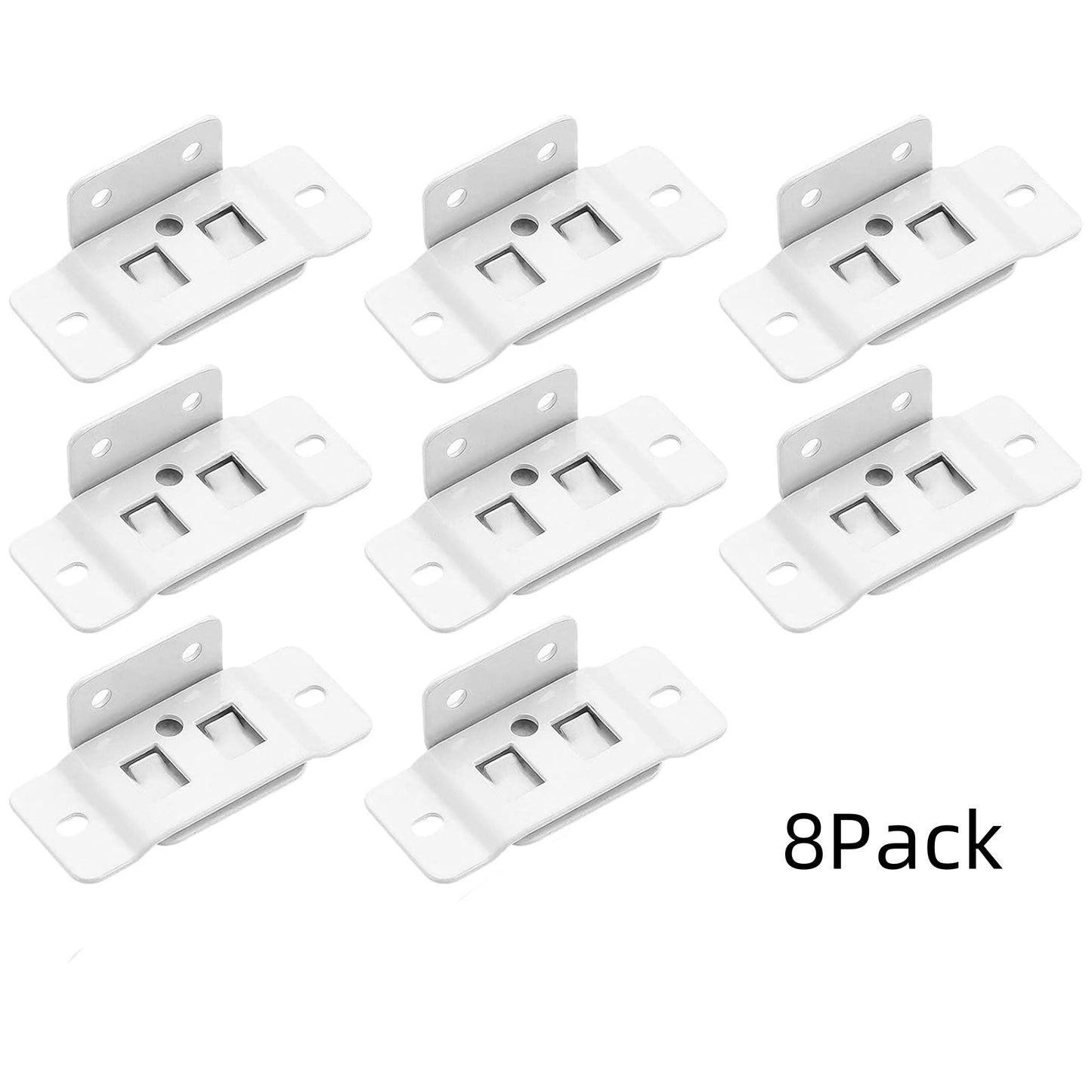 8 Pack Quick Fitting Furniture Joint Bracket, Duty Corner Brace Joint Right Angle Bracket