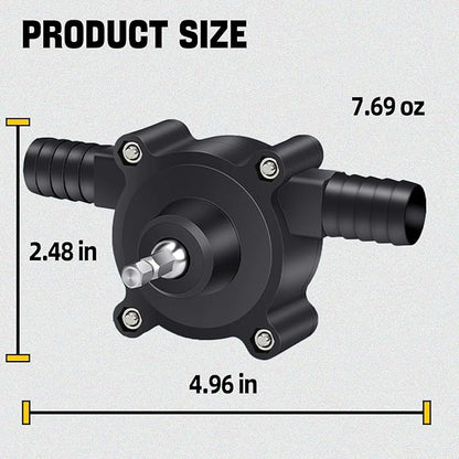 Portable Drill-Powered Water Pump