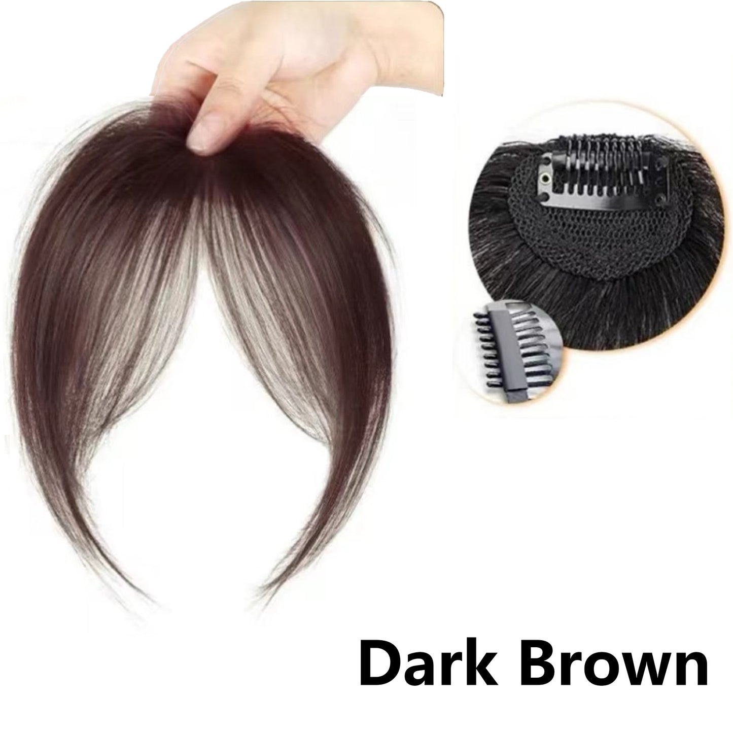 Bangs Hair Clip in Bangs Fringe with Temples Hairpieces for Women