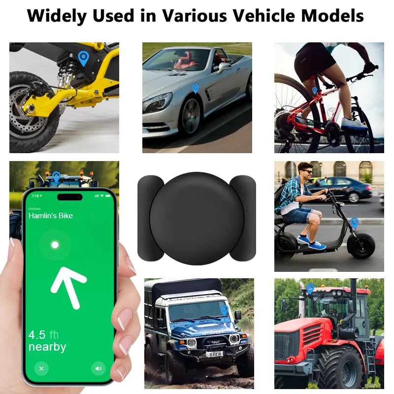 Mini Car GPS Tracker with Weatherproof Magnetic Case - No Monthly Fee