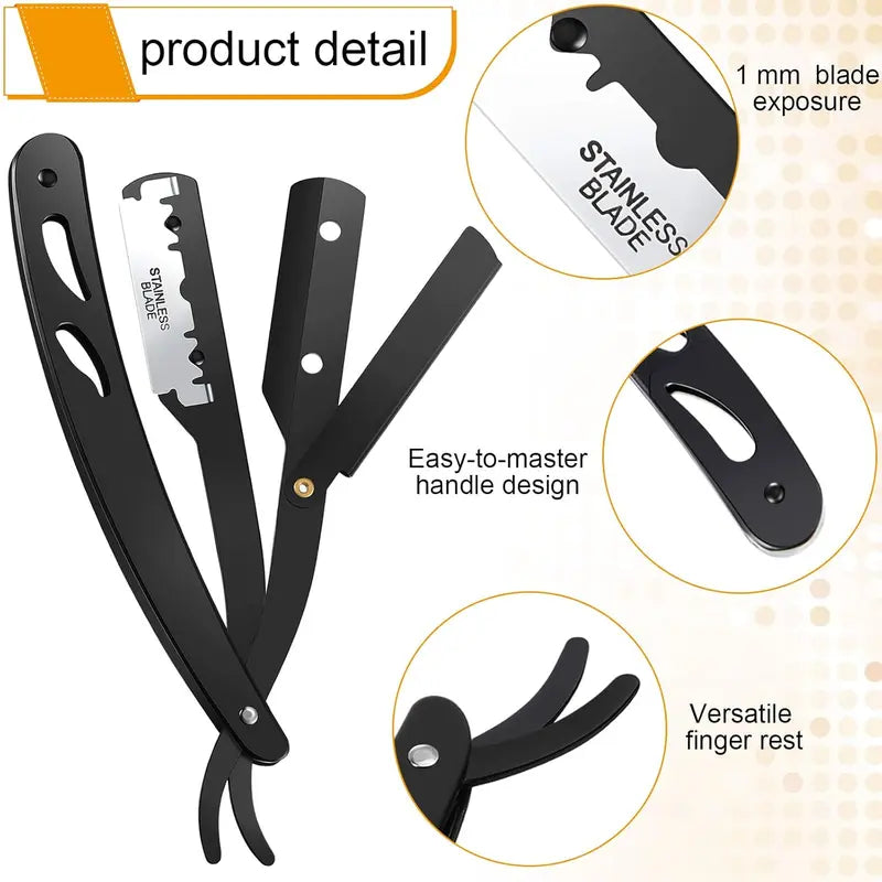 Premium Men's Straight Razor Kit – Precision Grooming & Smooth Shaving