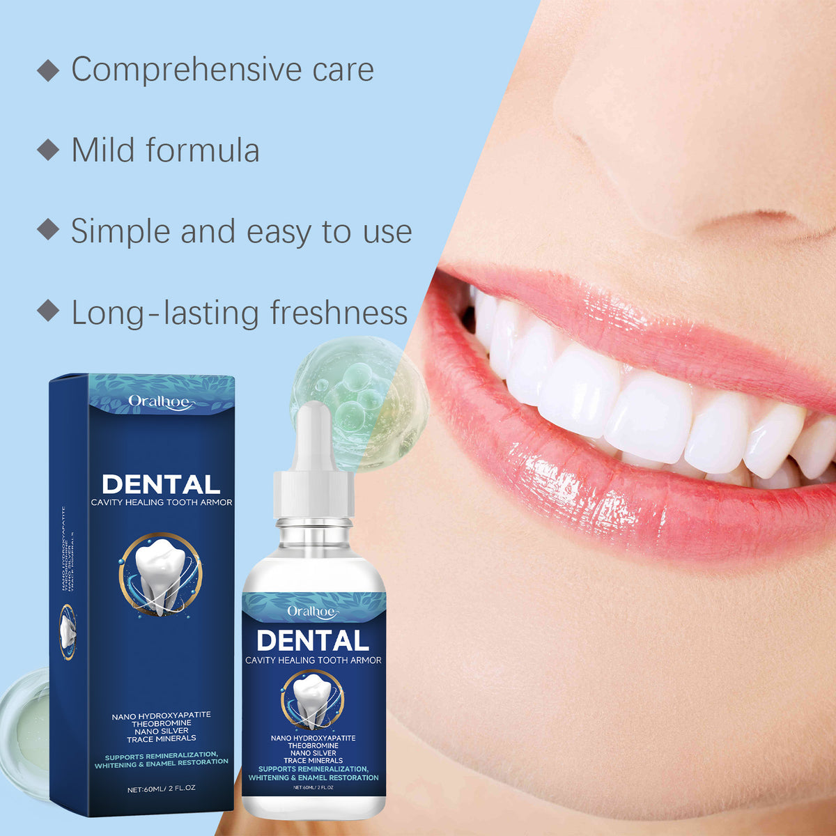 Deep Oral Care Essence – Natural Teeth Cleaning & Fresh Breath Dental Serum