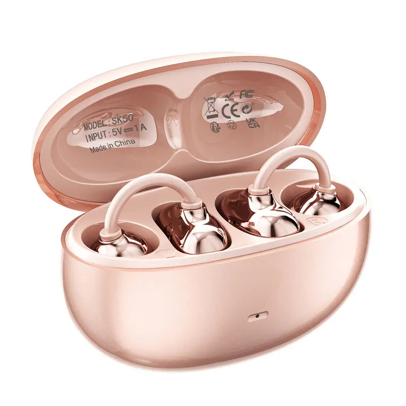 Open ear clip headphones, wireless Bluetooth 6.0 headphones