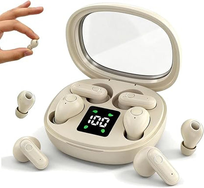 Wireless Bluetooth Headset，Tiny Size Invisible Earbuds，Sleep and Sports Earphones Set