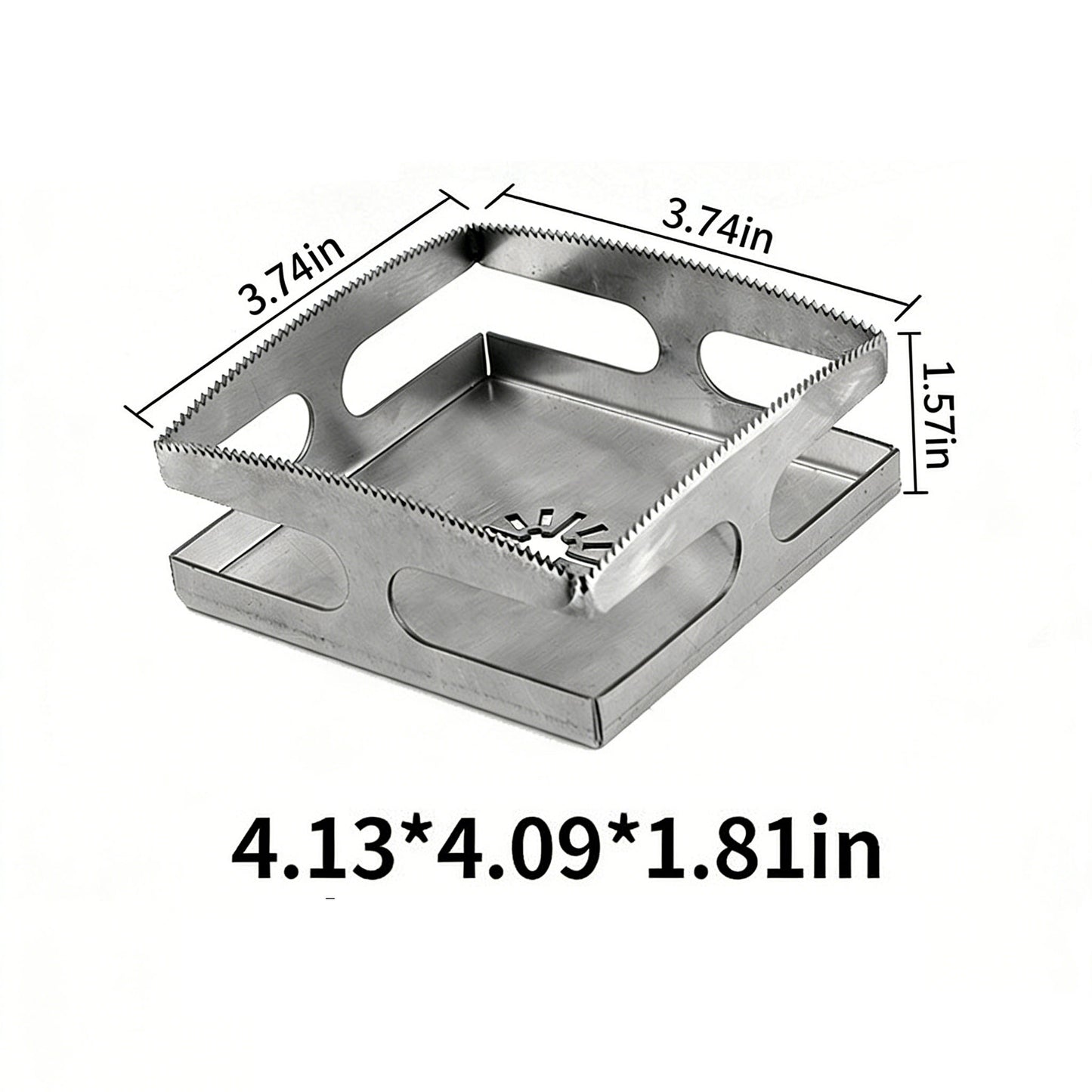 Multi-Function Square Hole Punching - Stainless Steel Cutting Hole Punching Cutter for Hole Cutting, Woodworking