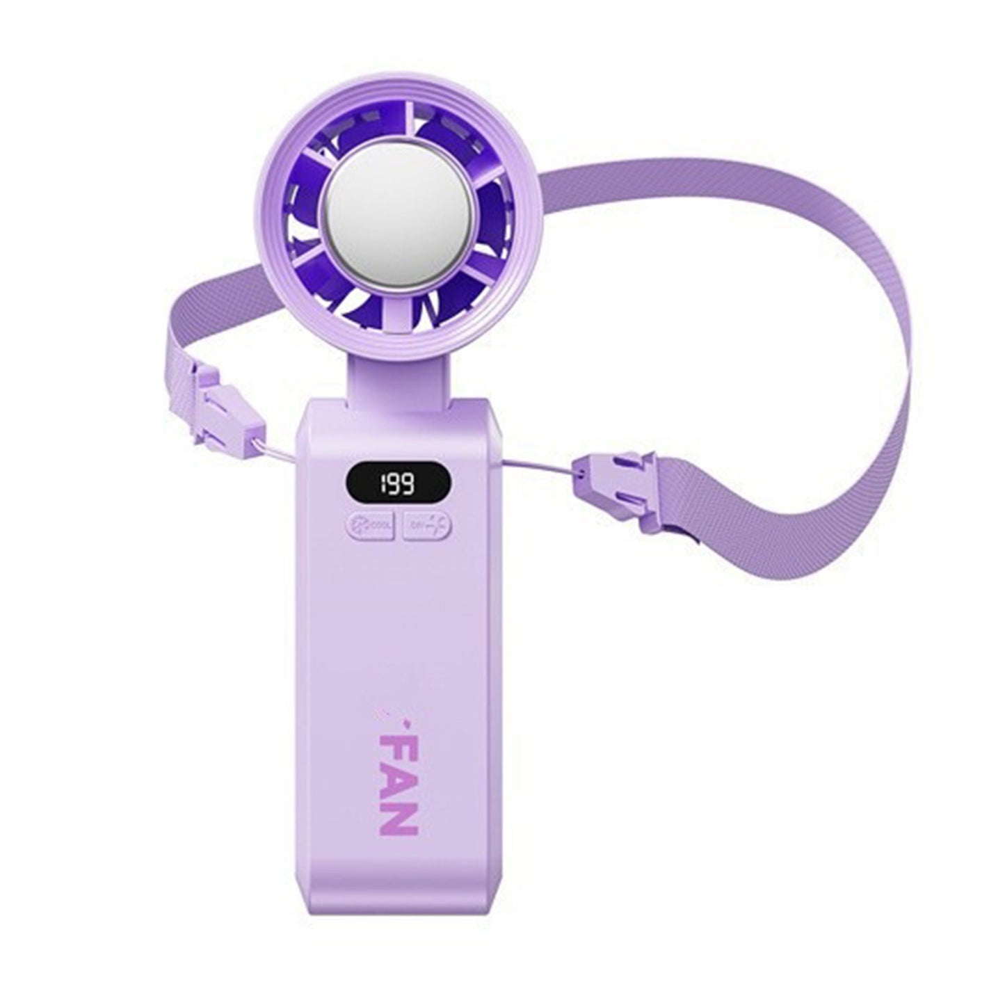Handheld Portable Rechargeable Fan With Turbo Cooling