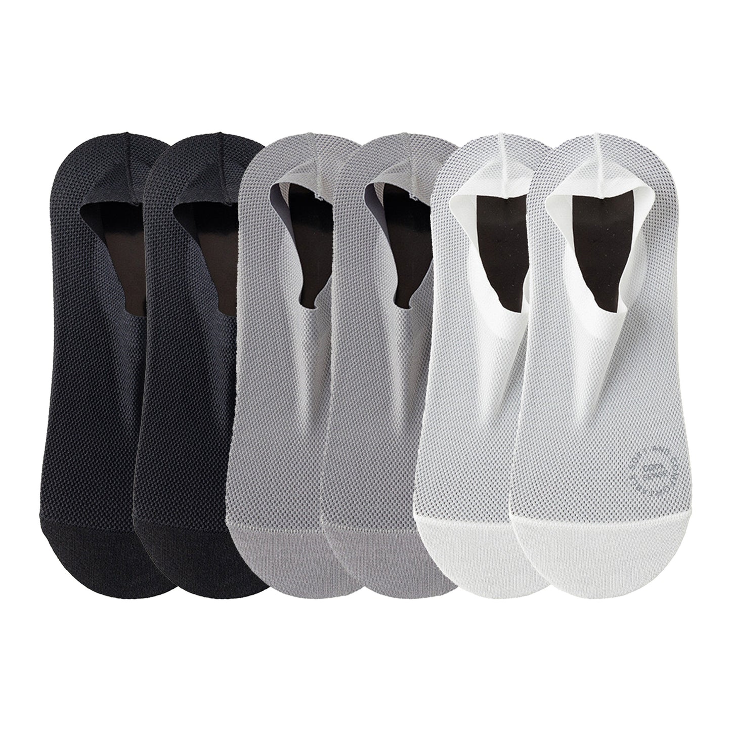 6-Pack Breathable No Show Socks – Lightweight Ice Silk Liner Socks