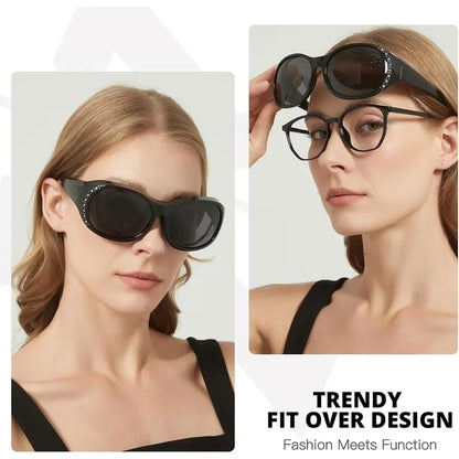 Women's Clip-on Polarized Sunglasses