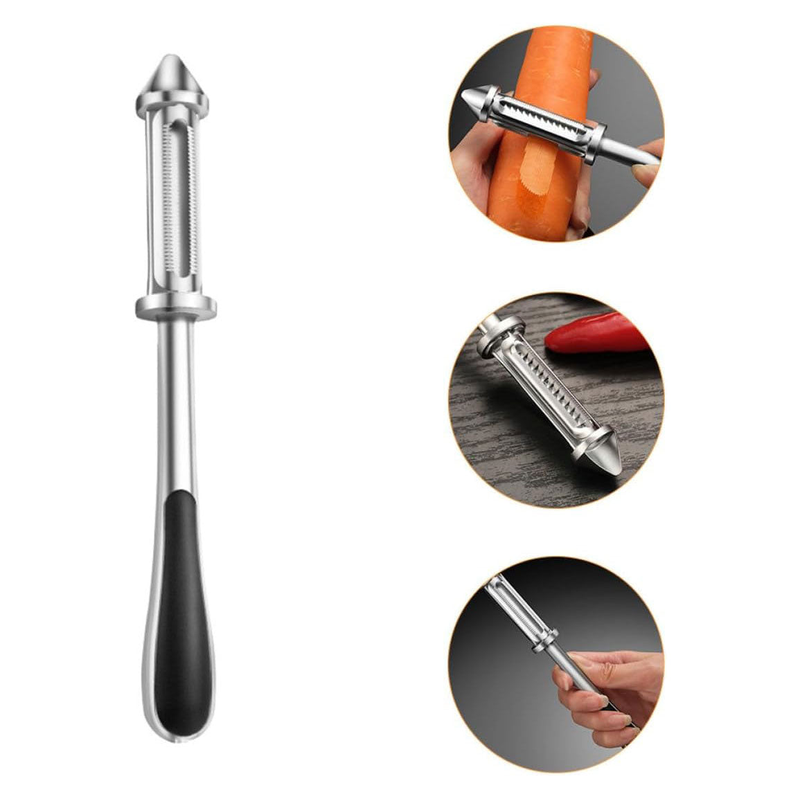 2pcs Zinc Alloy Vegetable Fruit Peelers - Kitchen Tool Home Cooking Food Preparation