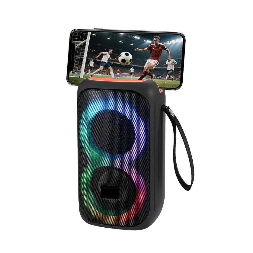 Portable Bluetooth Speaker with RGB Lighting