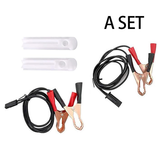 Fuel Injector Cleaner Kit - Universal Fuel Injector Flush Cleaner Adapter DIY Cleaning Tool Kit with Test Lead