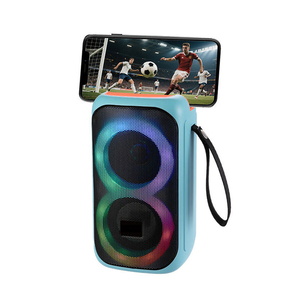 Portable Bluetooth Speaker with RGB Lighting