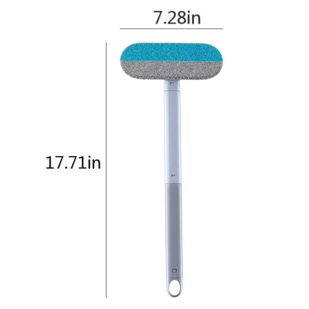 Long Handle with Sticky Dust Pet Hair Removal Brush with Two Small Brushes Suitable for Furniture, Sofa, Bed, Clothing