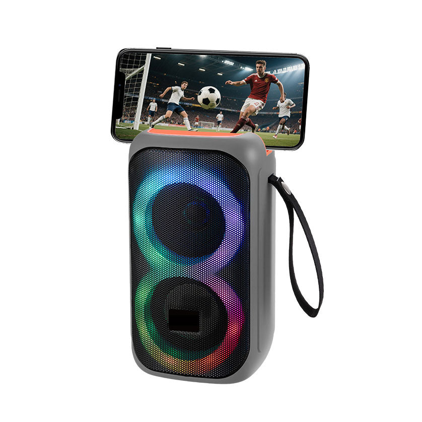 Portable Bluetooth Speaker with RGB Lighting