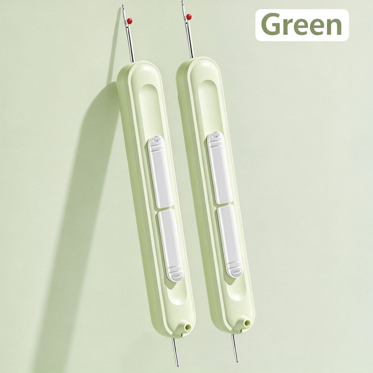 2PCS Upgraded 2 in 1 Automatic Needle Threaders Seam Ripper